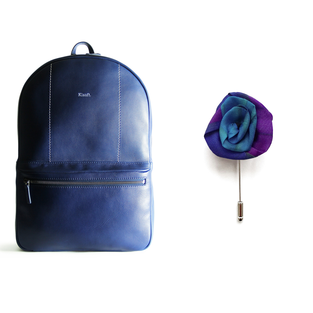 09 - QDSMQ2-16-14 - Klauft Backpack, Ima Pico Lapel Flower